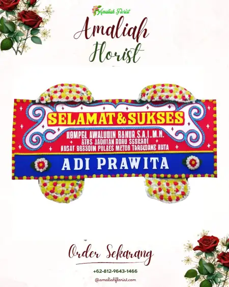 Papan Bunga Ucapan Selamat Lojikobong